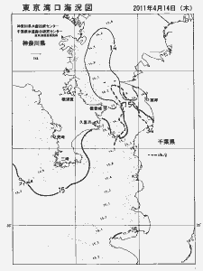 東京湾口海況図(2011/04/14)
