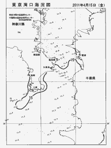 東京湾口海況図(2011/04/15)