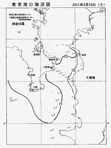 東京湾口海況図(2011/04/16)