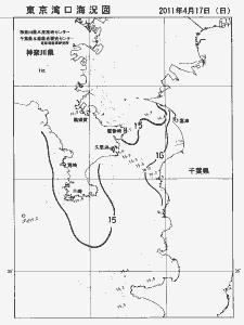 東京湾口海況図(2011/04/17)