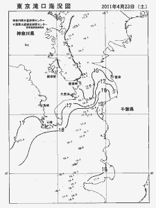東京湾口海況図(2011/04/23)