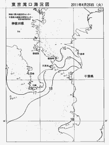 東京湾口海況図(2011/04/26)