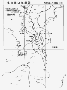 東京湾口海況図(2011/04/30)