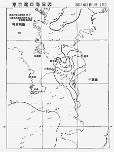 東京湾口海況図(2011/05/01)