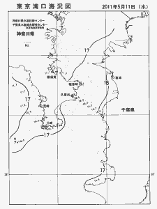 東京湾口海況図(2011/05/11)