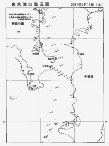 東京湾口海況図(2011/05/14)