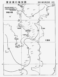 東京湾口海況図(2011/05/22)