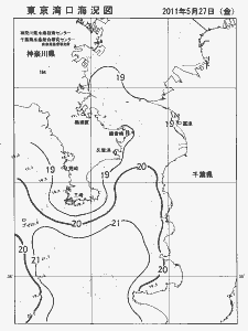東京湾口海況図(2011/05/27)