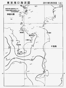 東京湾口海況図(2011/05/28)