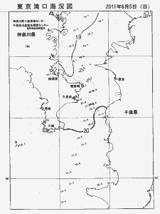 東京湾口海況図(2011/06/05)