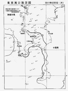 東京湾口海況図(2011/06/09)