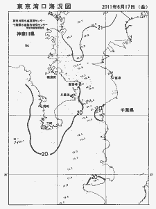 東京湾口海況図(2011/06/17)