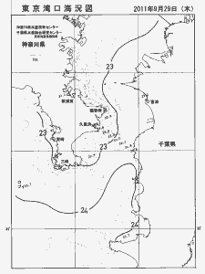 東京湾口海況図(2011/09/29)