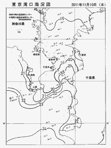 東京湾口海況図(2011/11/10)