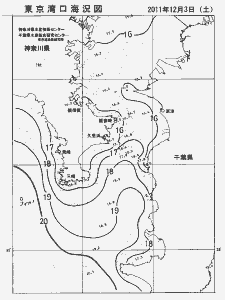 東京湾口海況図(2011/12/03)