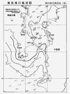 東京湾口海況図(2011/12/22)