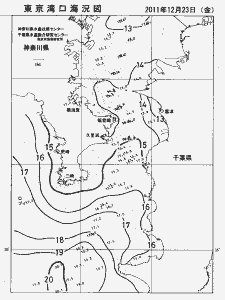 東京湾口海況図(2011/12/23)