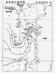 東京湾口海況図(2011/12/25)
