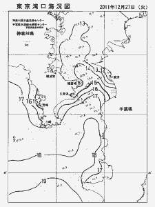 東京湾口海況図(2011/12/27)