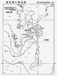 東京湾口海況図(2011/12/28)
