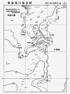東京湾口海況図(2011/12/31)