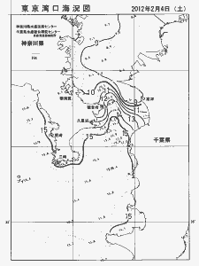 東京湾口海況図(2012/02/04)
