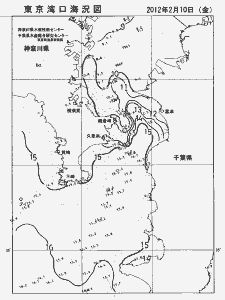 東京湾口海況図(2012/02/10)