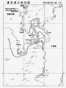 東京湾口海況図(2012/02/11)