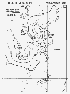 東京湾口海況図(2012/02/26)