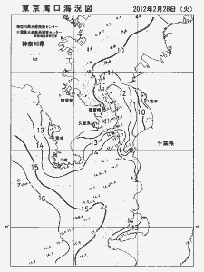 東京湾口海況図(2012/02/28)