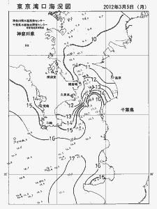 東京湾口海況図(2012/03/05)