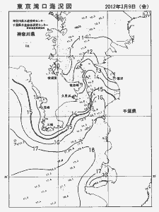 東京湾口海況図(2012/03/09)