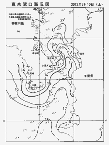 東京湾口海況図(2012/03/10)