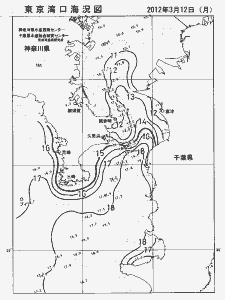 東京湾口海況図(2012/03/12)