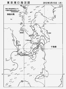東京湾口海況図(2012/03/15)