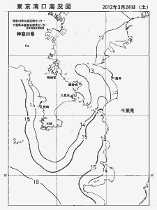 東京湾口海況図(2012/03/24)