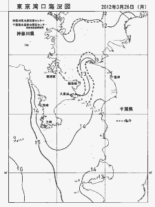 東京湾口海況図(2012/03/26)