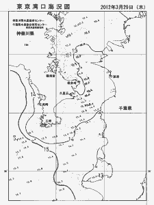 東京湾口海況図(2012/03/29)