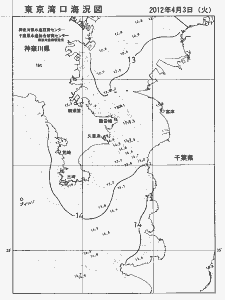 東京湾口海況図(2012/04/03)