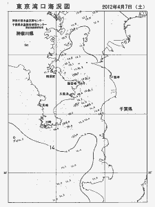 東京湾口海況図(2012/04/07)