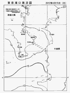 東京湾口海況図(2012/04/15)