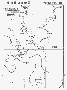 東京湾口海況図(2012/04/20)