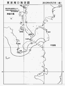 東京湾口海況図(2012/04/27)