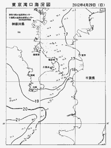 東京湾口海況図(2012/04/29)