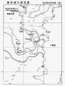 東京湾口海況図(2012/04/30)