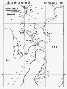 東京湾口海況図(2012/05/03)