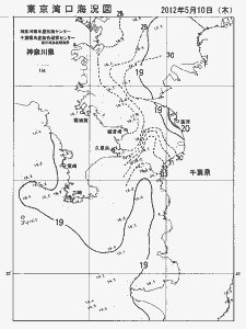 東京湾口海況図(2012/05/10)