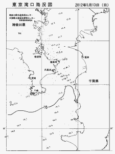 東京湾口海況図(2012/05/13)