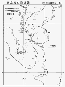東京湾口海況図(2012/05/16)