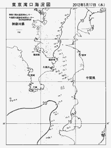 東京湾口海況図(2012/05/17)